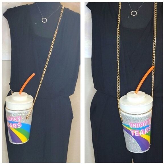 Unicorn Tears Drink Crossbody Bag/Purse - Picture 7 of 16
